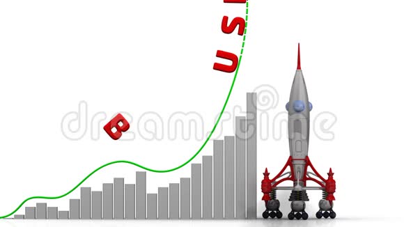 业务增长的曲线图视频的预览图