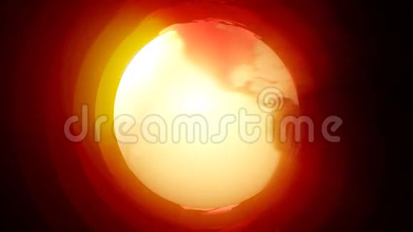 地球发光红球视频的预览图