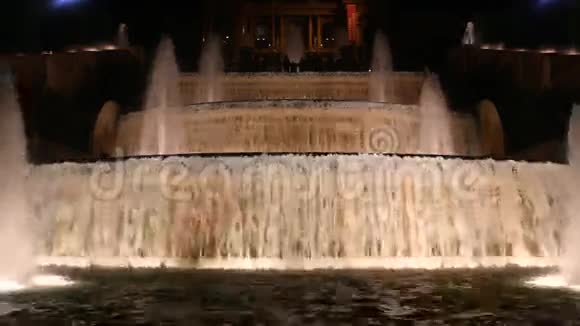 神奇喷泉的蒙特朱伊视频的预览图