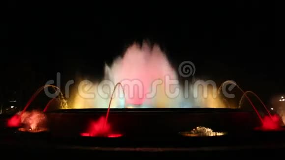神奇喷泉的蒙特朱伊视频的预览图
