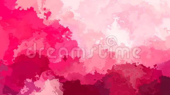 抽象动画彩色背景无缝环视频洋红和婴儿粉红色视频的预览图