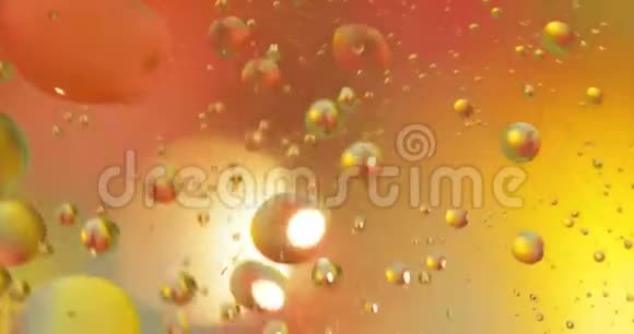 五颜六色气泡的奇妙结构混沌运动摘要背景视频的预览图