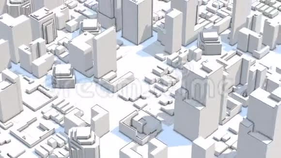 抽象城市商业建设视频的预览图