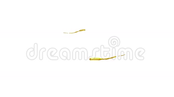 黄色液体正在形成一个圆圈糖浆视频的预览图