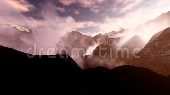 阿尔卑斯山的高山景观视频的预览图