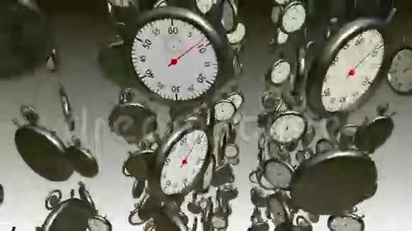 滑动秒表金属颜色的计时表视频的预览图