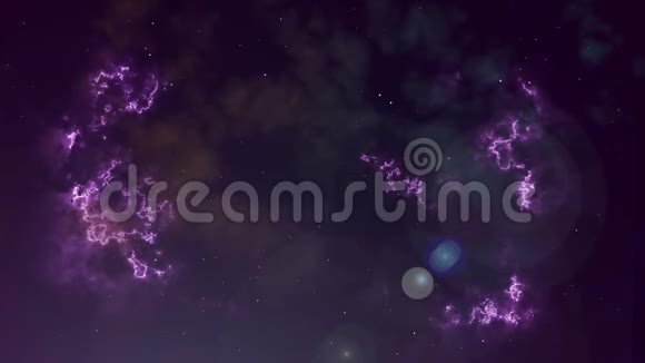 发光星云和恒星的动画视频的预览图