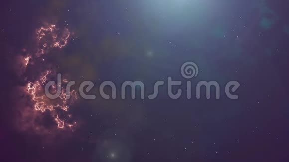 发光星云和恒星的动画视频的预览图