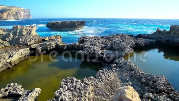 马耳他戈佐岛圣劳伦茨悬崖视频的预览图