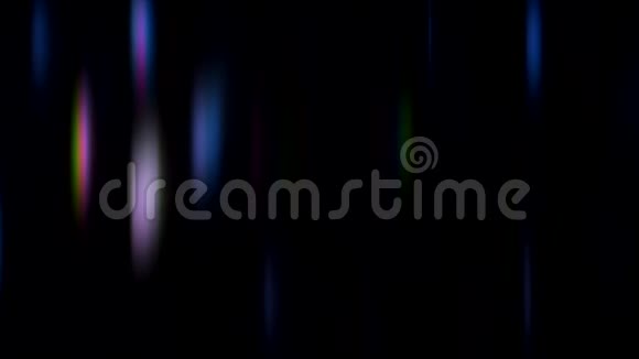 发光镜头耀斑派对灯蓝色散焦视频的预览图