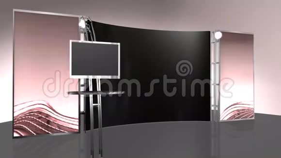 虚拟演播室背景绿色蓝屏效果视频的预览图