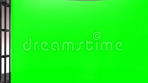 虚拟演播室背景绿色蓝屏效果绿色蓝屏视频的预览图