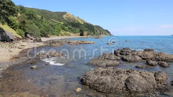 海滩和火山岩视频的预览图