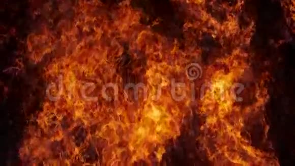 地狱火墙在缓慢运动视频的预览图