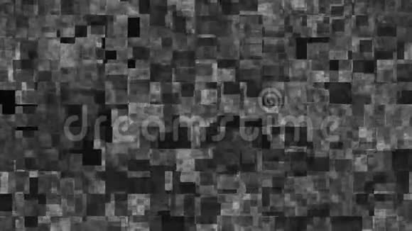 黑白马赛克背景视频的预览图