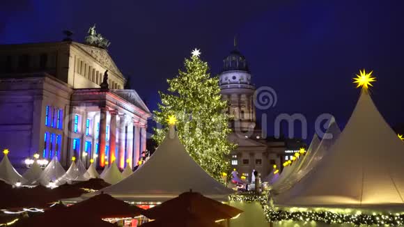 柏林的圣诞市场视频的预览图
