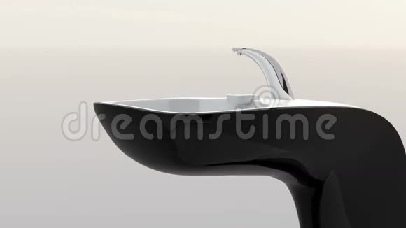 黑白牙科椅的简单背景动画视频的预览图