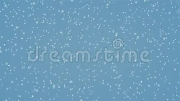 浅蓝色背景下的雪视频的预览图