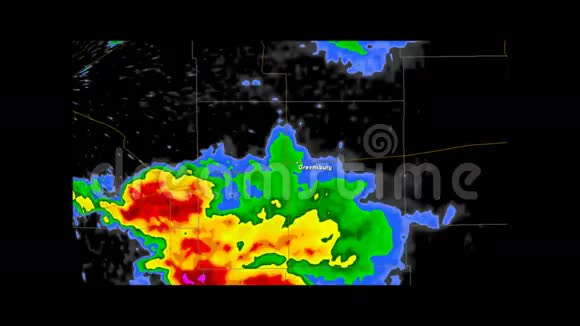 2007格林斯堡堪萨斯龙卷风天气雷达视频的预览图