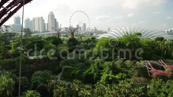 新加坡湾旁的花园视频的预览图