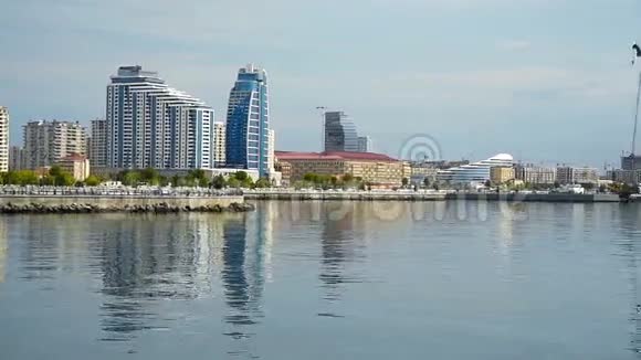 巴库市的景色视频的预览图