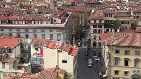 佛罗伦萨的城市景观意大利视频的预览图