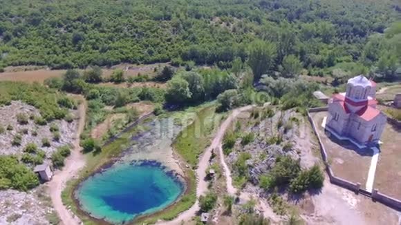 克罗地亚的Cetina水源泉视频的预览图