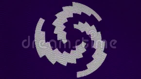 视频动画紫罗兰针织纺织品视频的预览图
