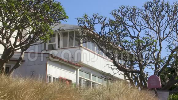 树木和一座建筑拍摄视频的预览图