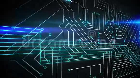 蓝色工具电路板设计视频的预览图