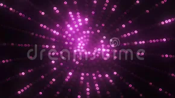 粉色圆圈引导动画VJ背景视频的预览图
