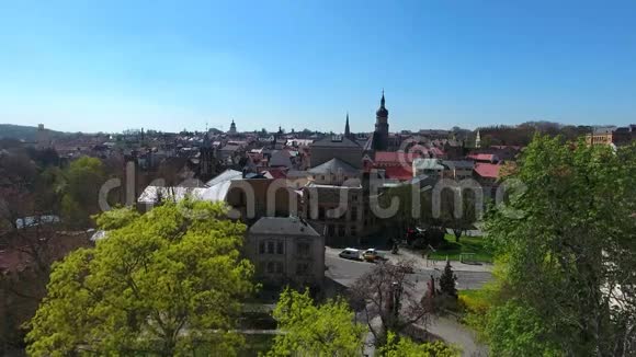 阿尔滕堡古老的中世纪城镇全景视频的预览图