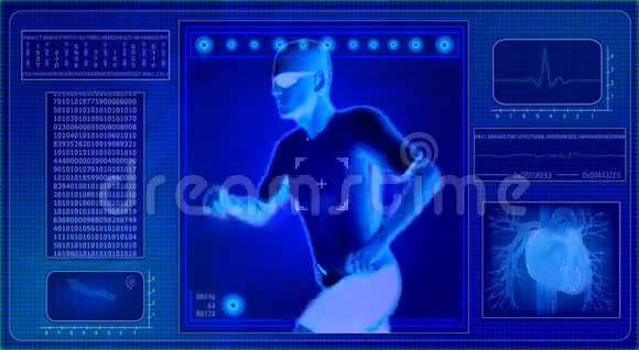 电脑x射线人体视频的预览图