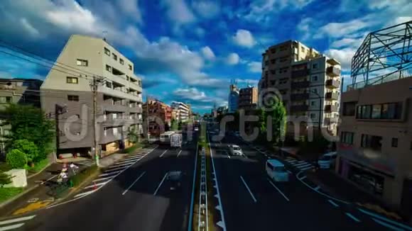 东京Kanpachi大街的一条汽车街的时间推移视频的预览图