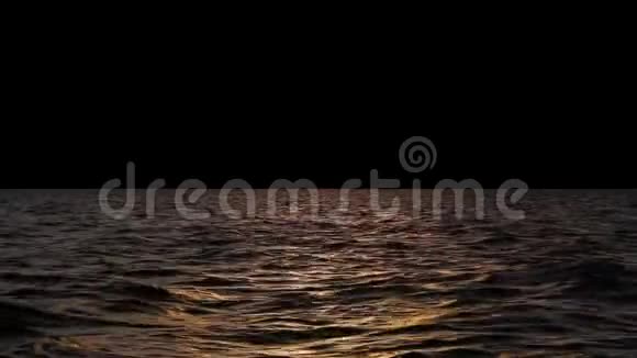 黑色背景的海洋视频的预览图
