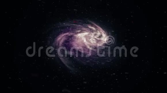 旋转螺旋星系深空间4k视频视频的预览图