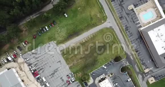 郊区美国景观空中景观视频的预览图