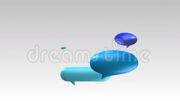 四语气泡文字条3D气球样式视频的预览图