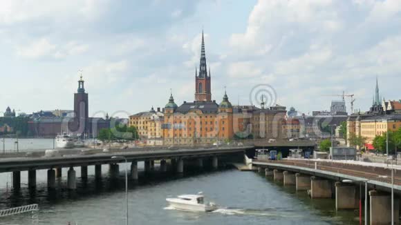 斯德哥尔摩旧城景斯维登视频的预览图