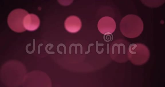 紫色紫色抽象气泡颗粒在黑色背景上晃动节日喜庆新年佳节视频的预览图