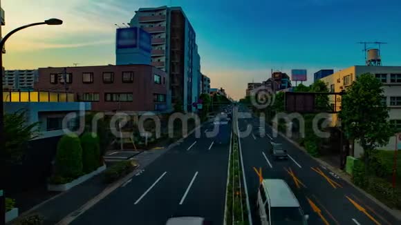 东京Kanpachi大街市中心街道的一段时间视频的预览图