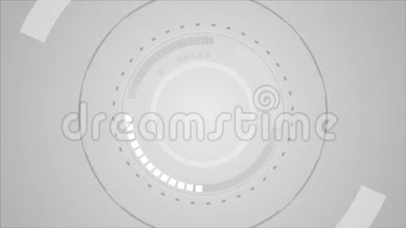灰色技术未来用户界面视频动画视频的预览图