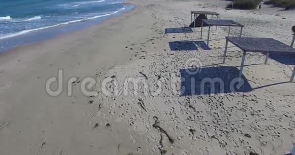 在保加利亚波莫里的秋海滩上视频的预览图