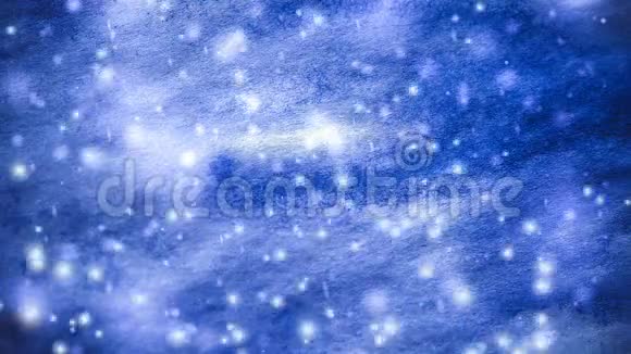 用雪花抽象冬天紫色背景视频的预览图