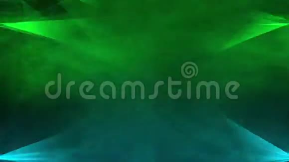 移动的绿色射线背景视频的预览图