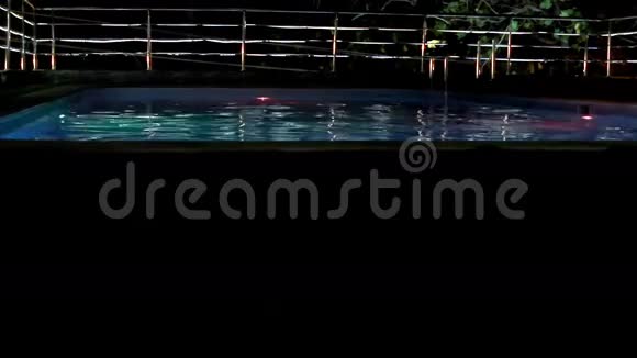 豪华酒店的游泳池视频的预览图