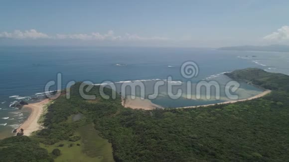 帕劳岛海岸菲律宾视频的预览图