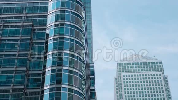 金融业务背景高楼大厦视频的预览图