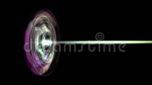 旋转技术能量圈界面场发射射线激光时间隧道发射光视频的预览图