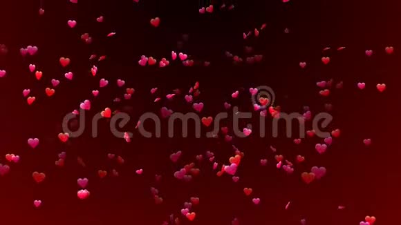 心脏纸屑2循环背景视频的预览图